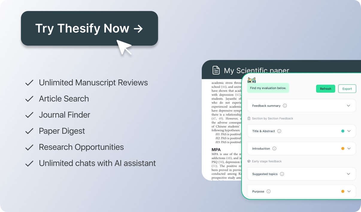 Try Thesify Now