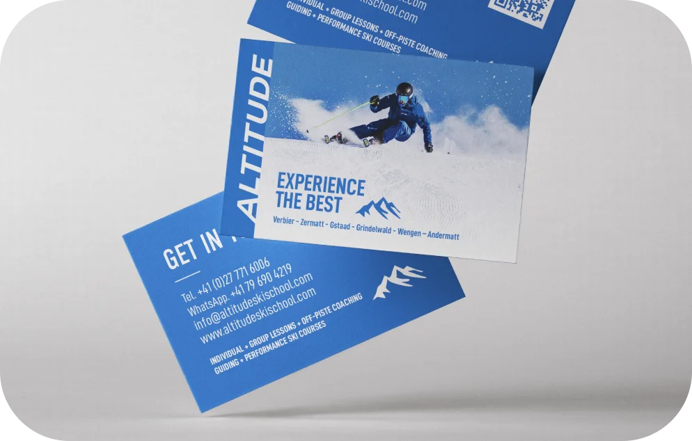Altitude Ski Business Card