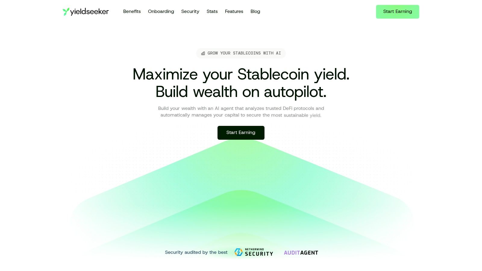 Screenshot from https://yieldseeker.xyz