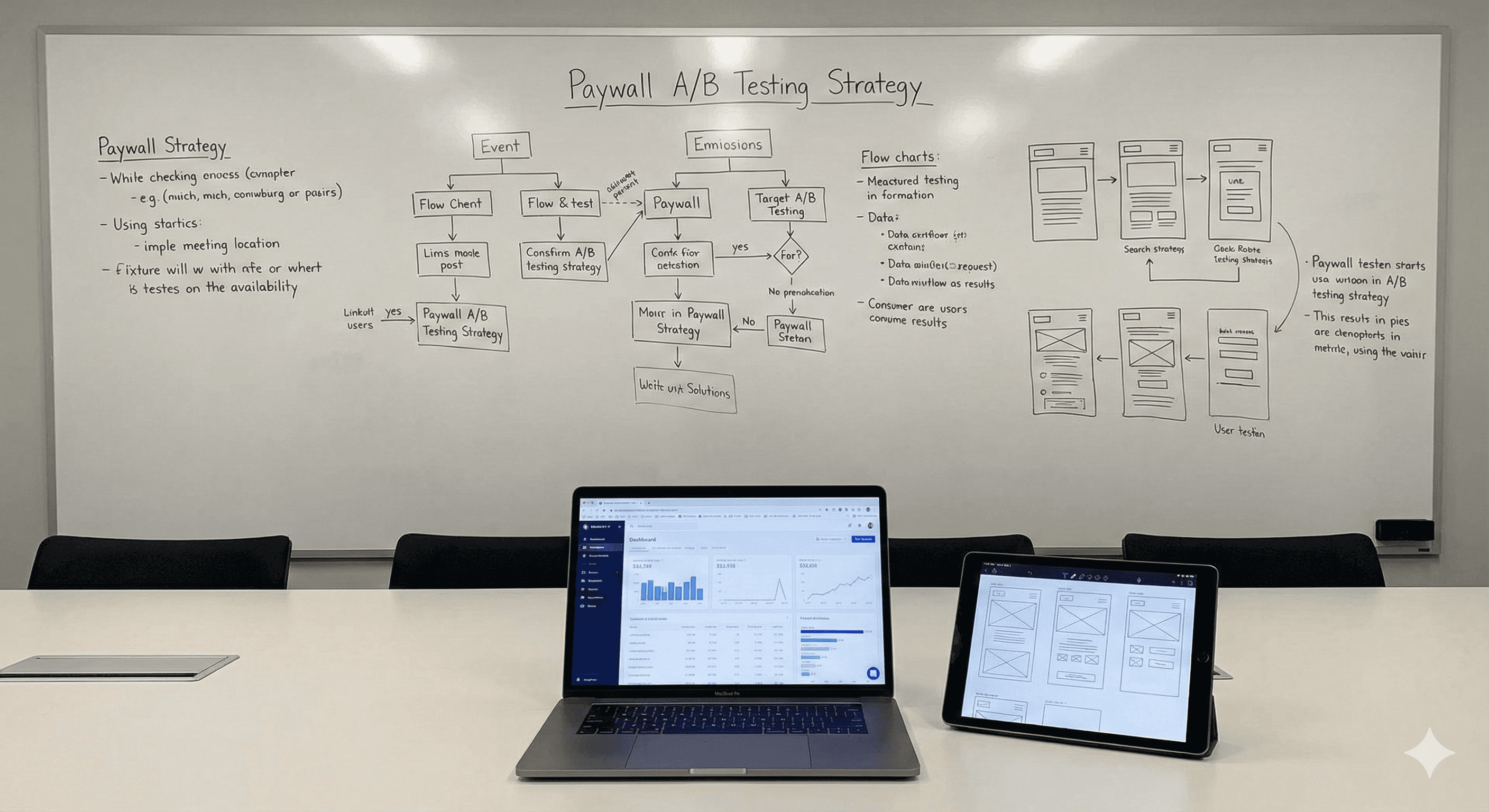 Neon Apps team meeting with RevenueCat executives in Istanbul after announcing the partnership.