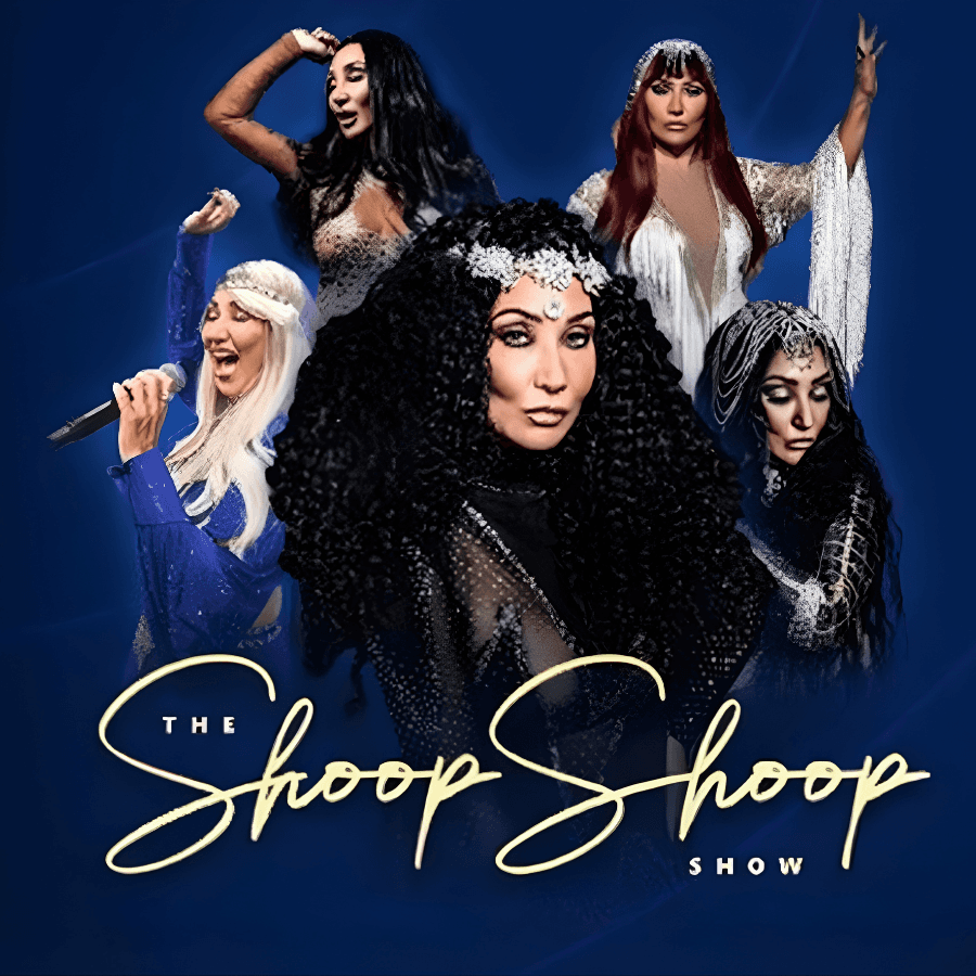 اجراکنندگان با لباس‌های پر زرق و برق در شوپ شوپ شو.