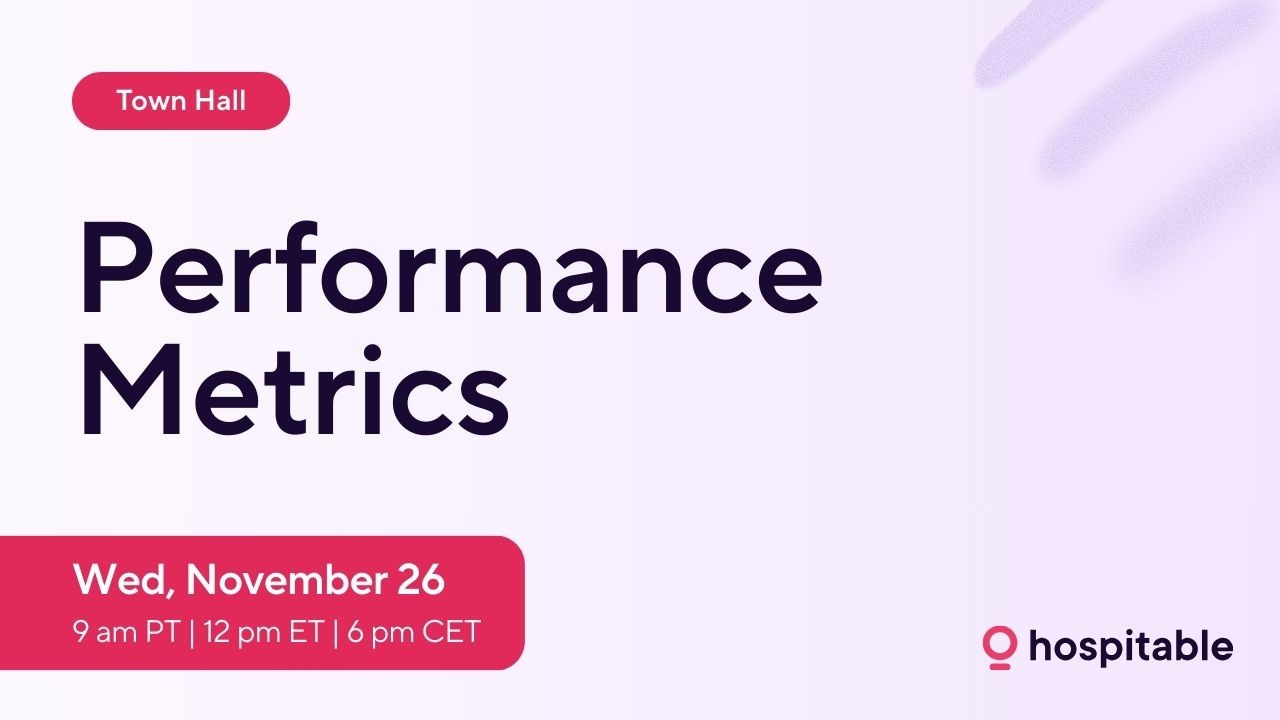 metrics town hall