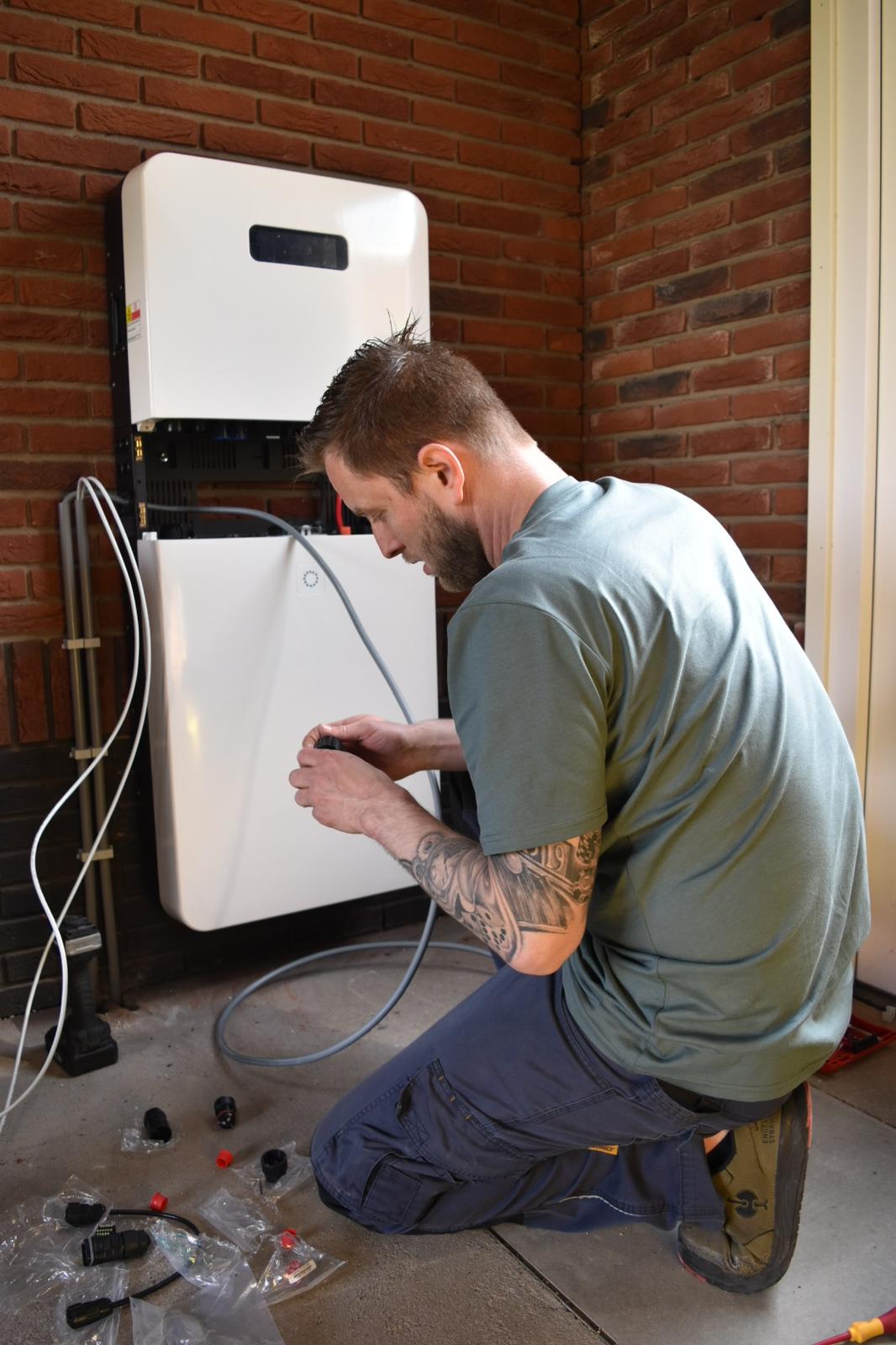 groepenkast installatie werk thuisbatterij