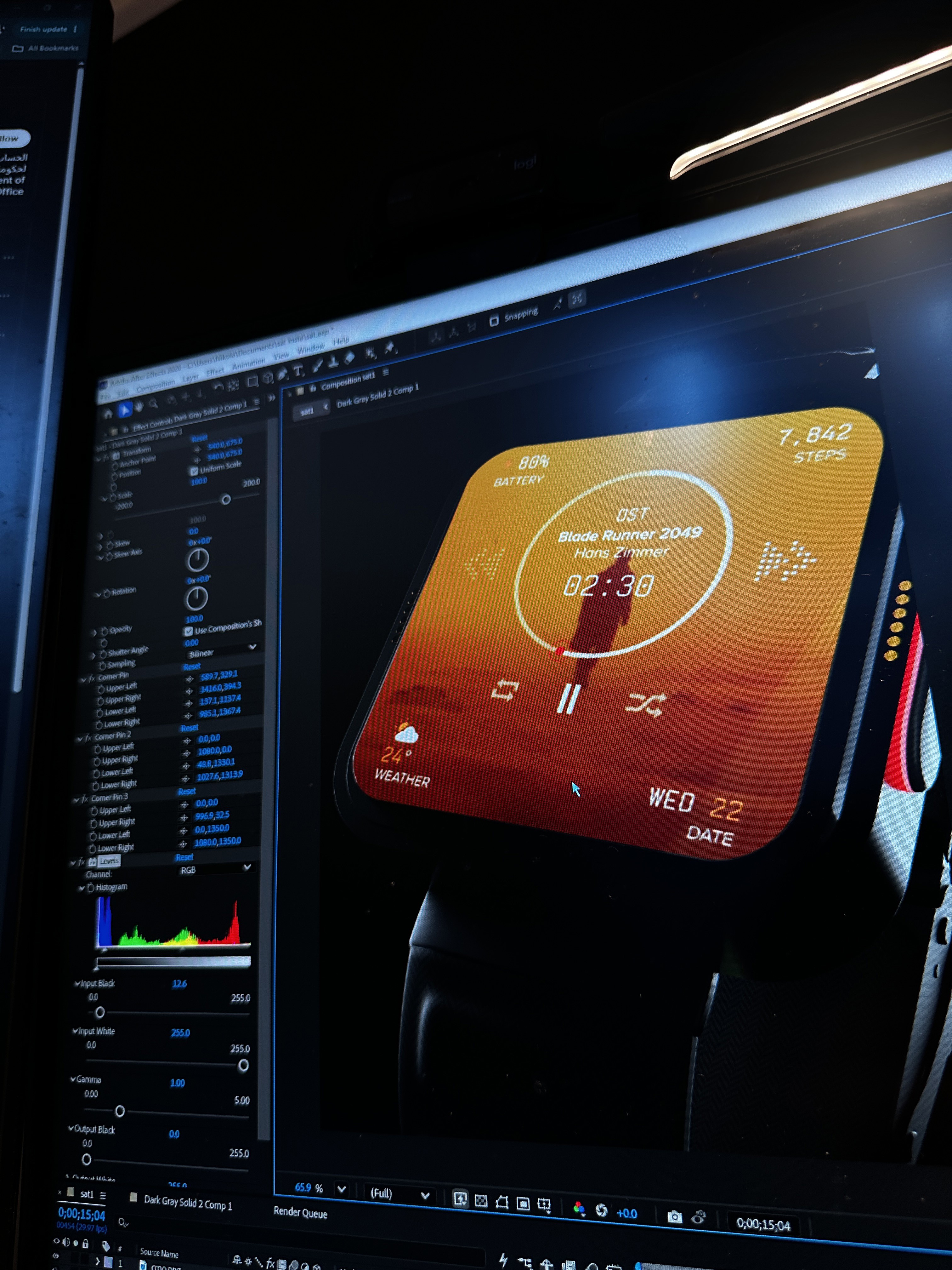Kiroshi smartwatch product shot.