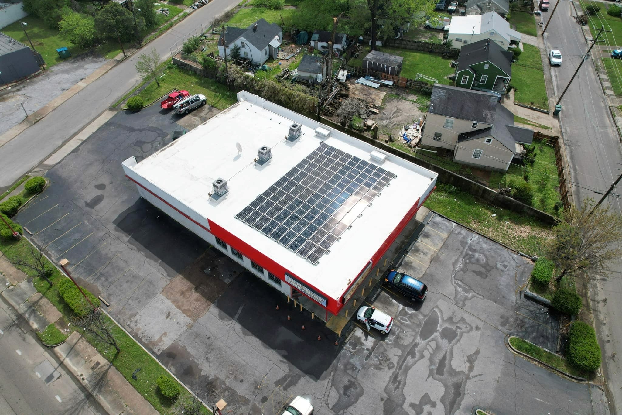 Man Working On a roof