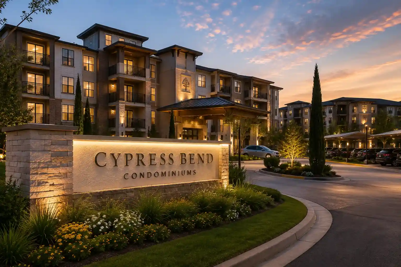 Cypress Bend Condominiums building exterior