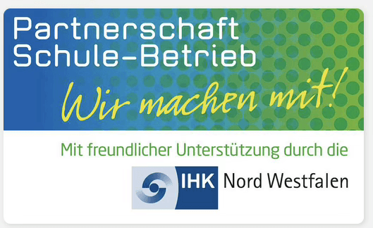 School-business partnership - IHK North Westphalia. We’re taking part!
