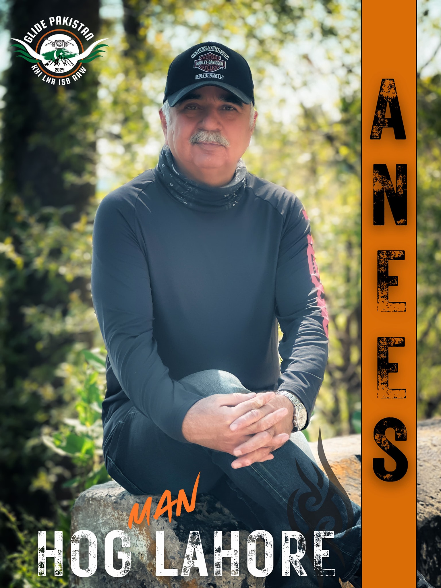 a man smiling for the camera