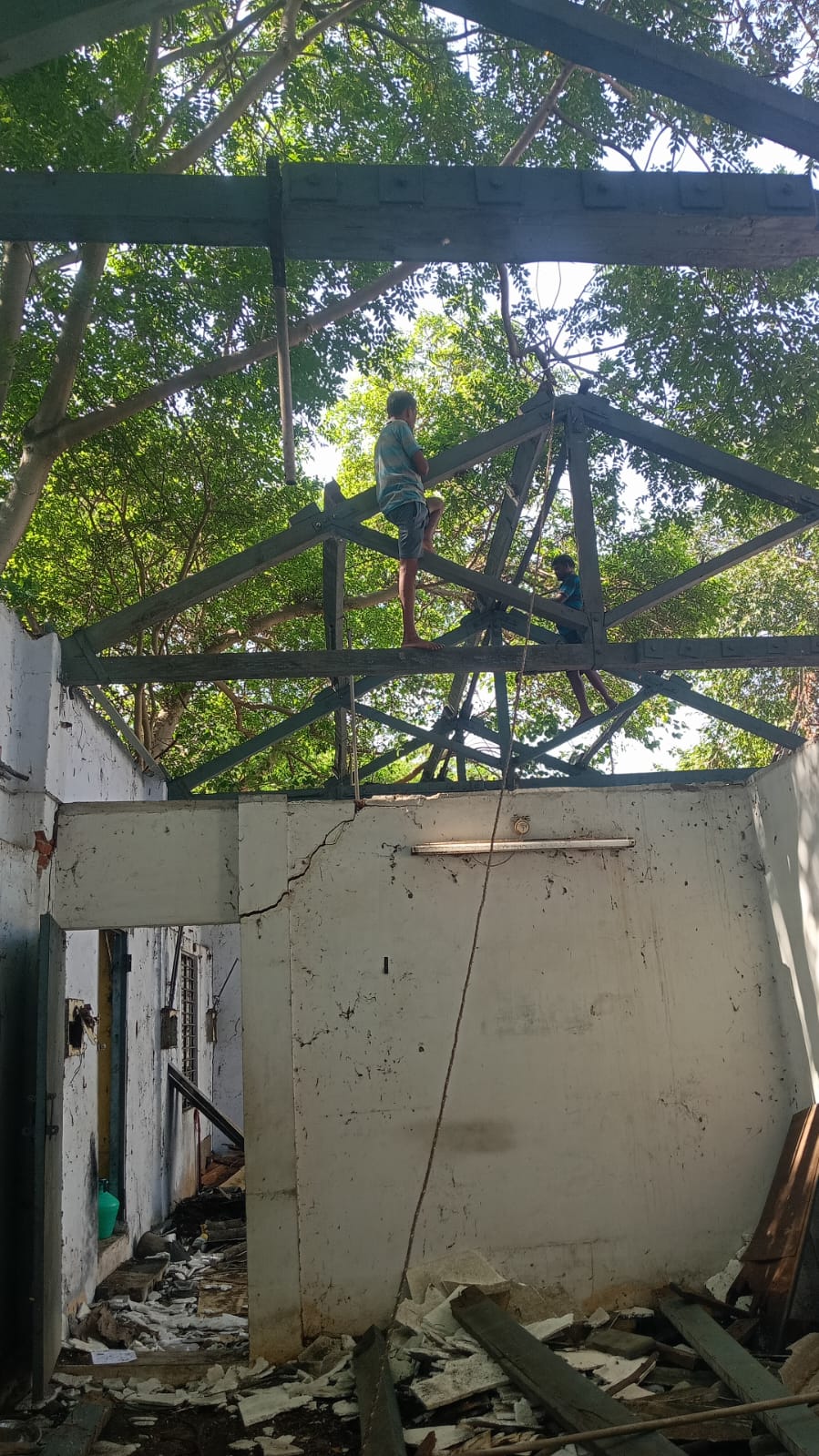 FCI Shed work progress image