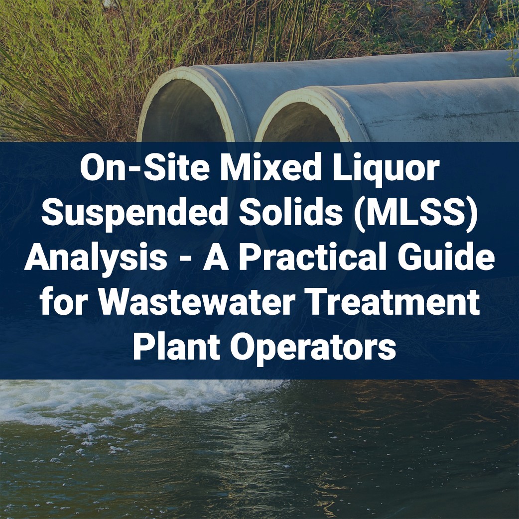 On-site mixed liquor suspended solids analysis