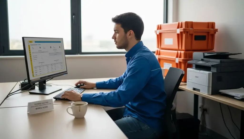 Responsabile hse si occupa dell'inserimento di file nel software sicurezza sul lavoro