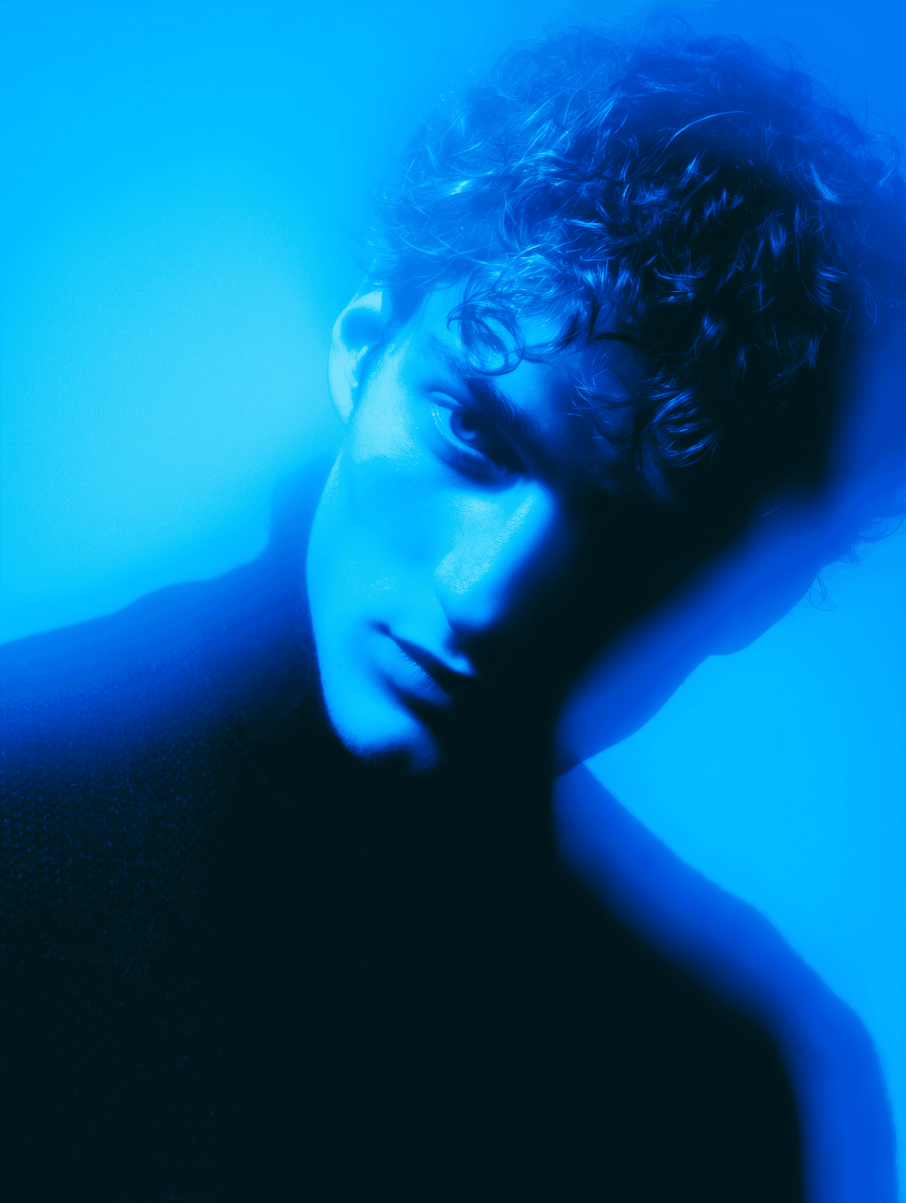 Blue Glow: Studio Portrait Series