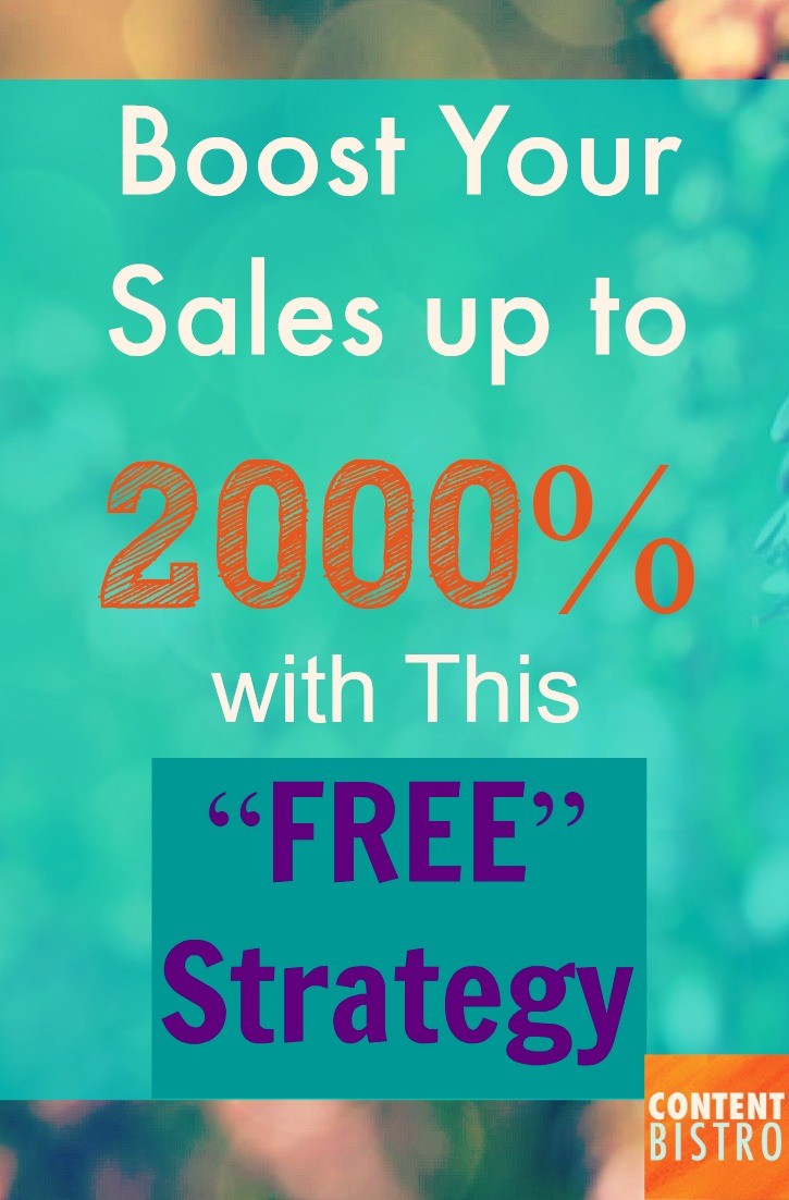 boost your sales up to 2000 with this free strategy