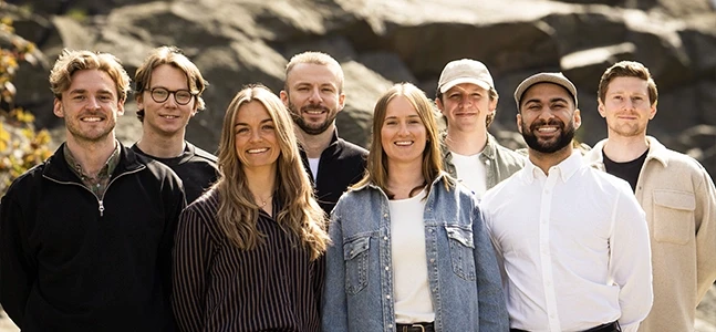 Team Scaffcalc in the sun, group photo