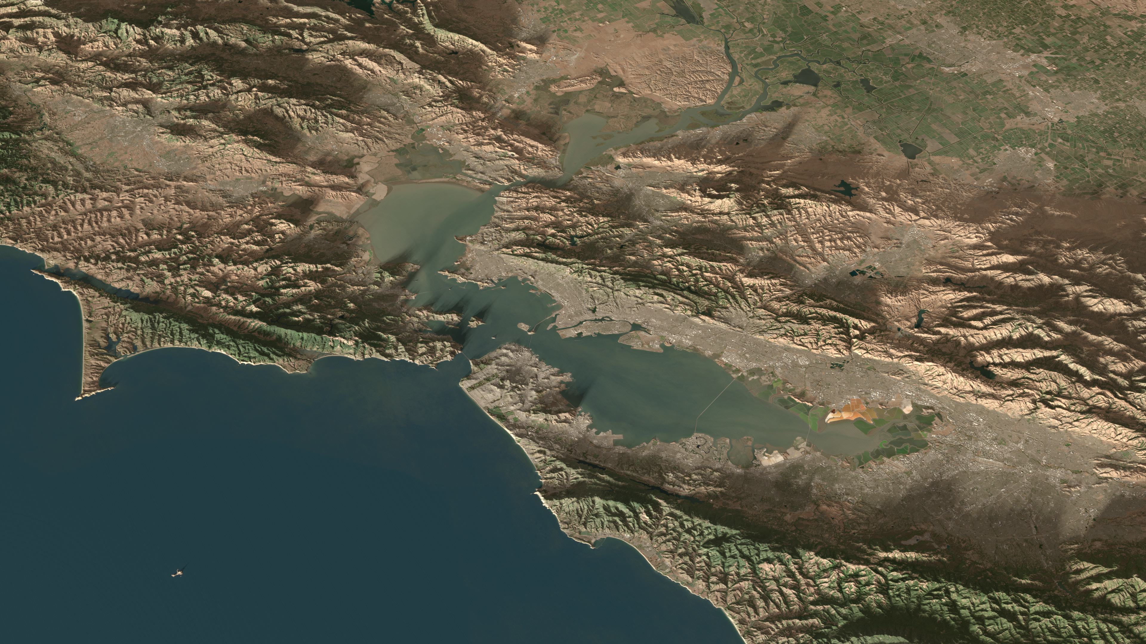 San Francisco Bay - no atmosphere