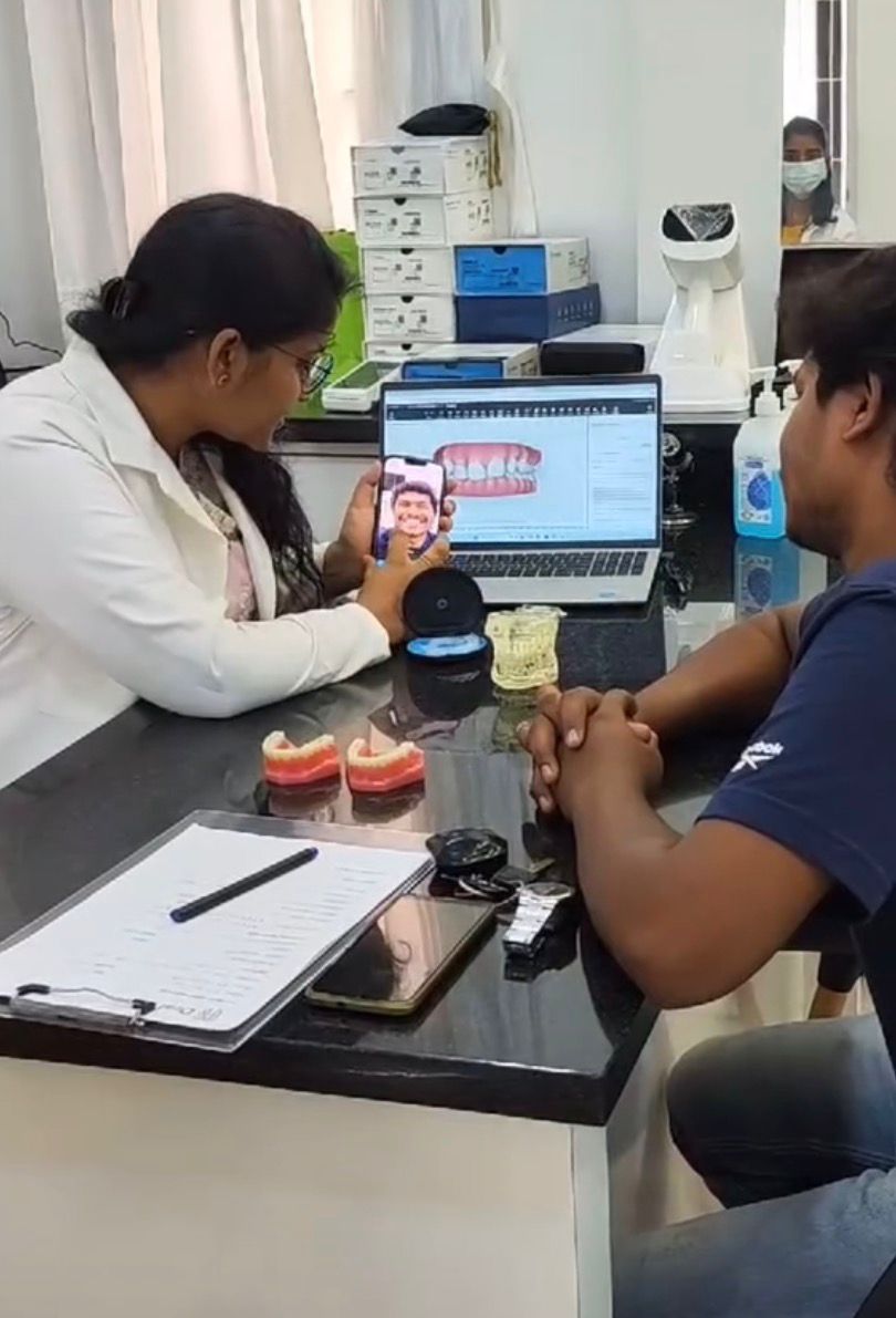 Invisalign consultation done in Oral Nexus, Coimbatore.