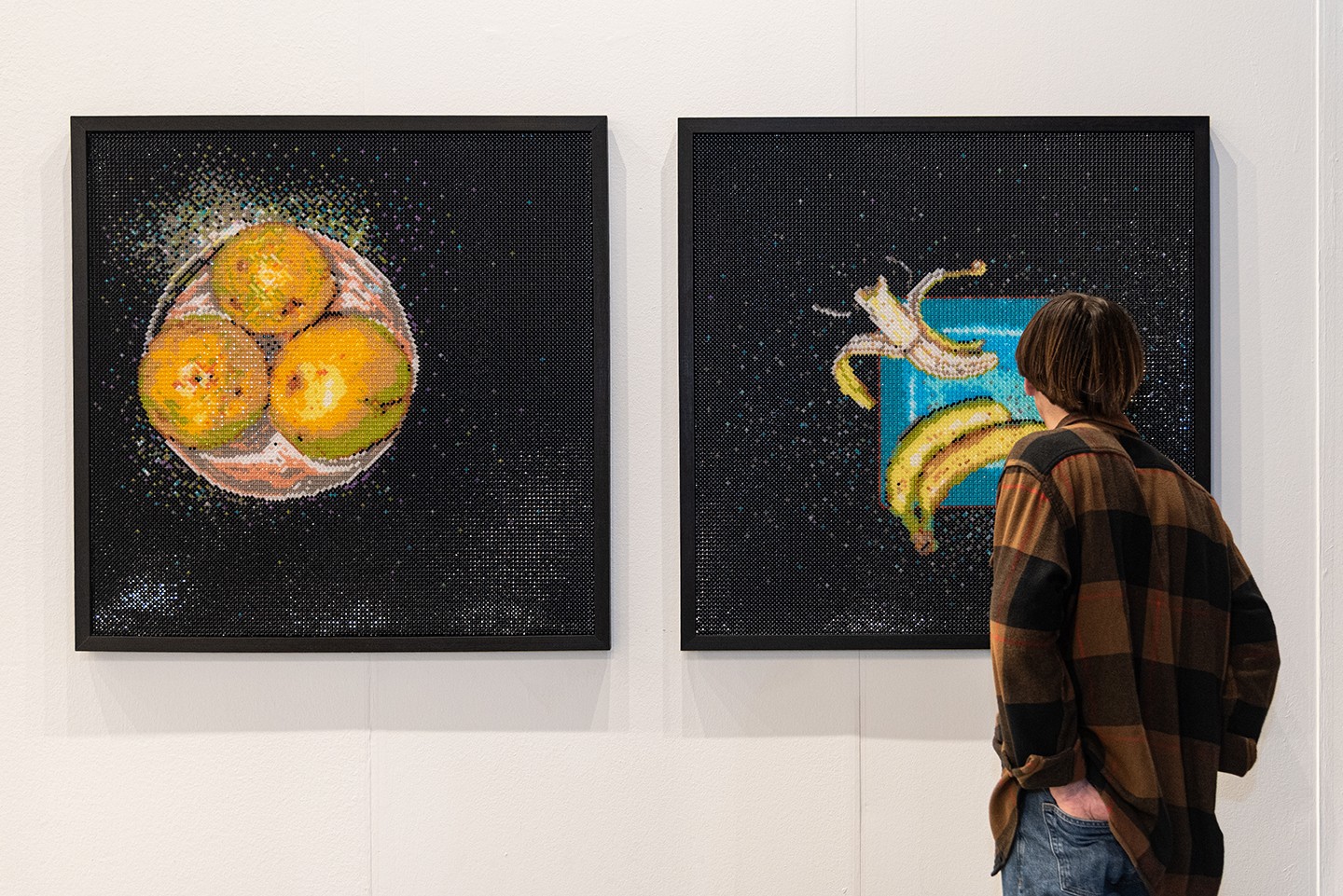 Diego Obligado Galería de Arte - Diego Vergara. Dibujos. Lo numinoso, Examen de conciencia y Los próximos. Pertenecientes al tríptico Estado de situación Grafito sobre papel - 70 x 50 cm. CU - 2024 