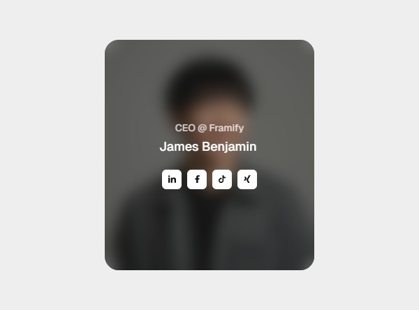 Framer Team Card Component