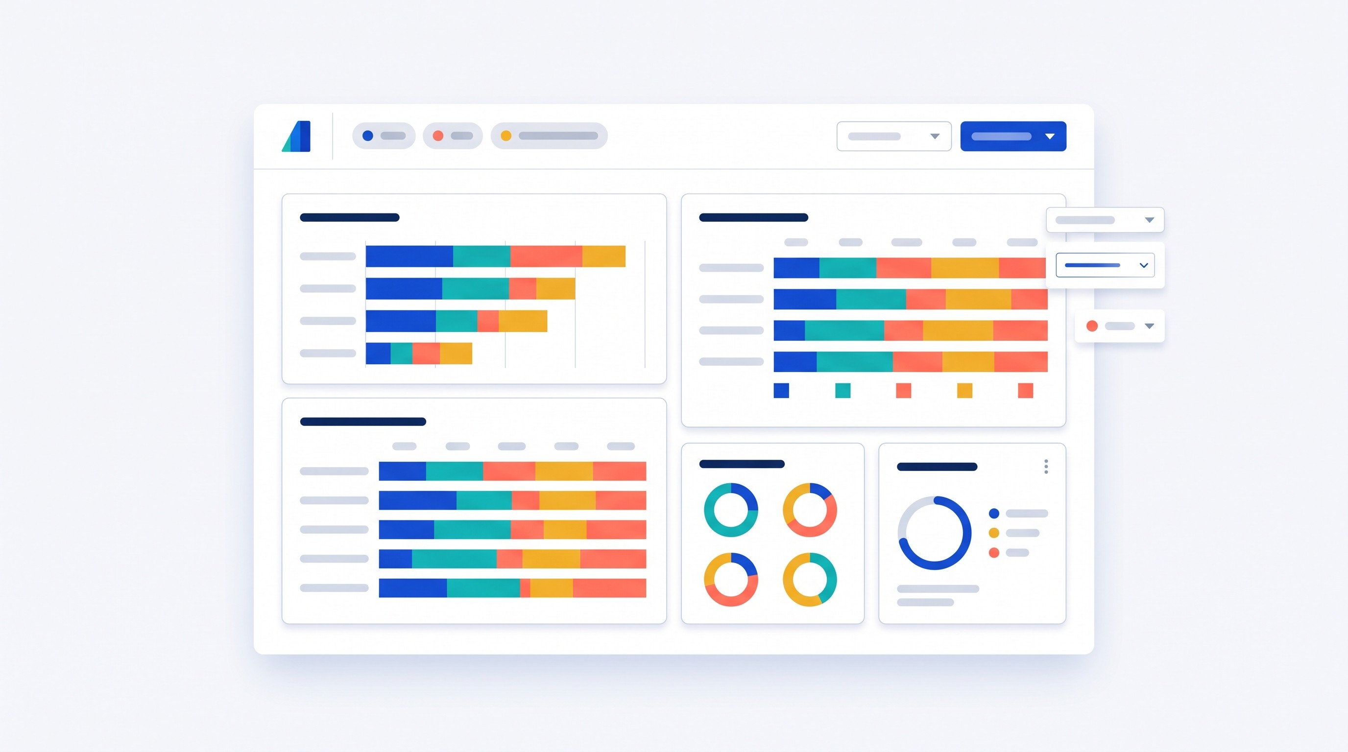 Interactive survey results dashboard