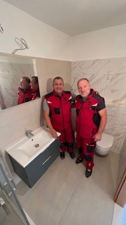 Slika vodoinstalaterskih radova Špine Ledić