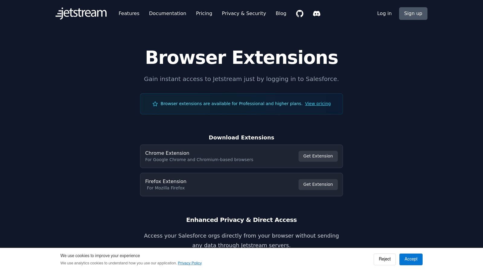Jetstream (Browser Extensions)