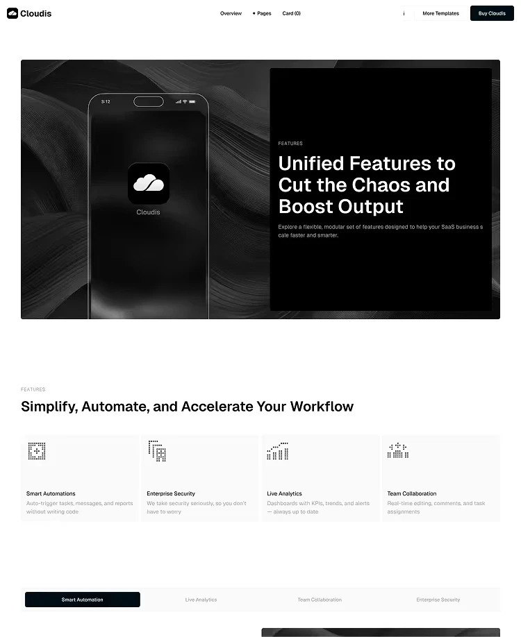 SaaS Framer Template