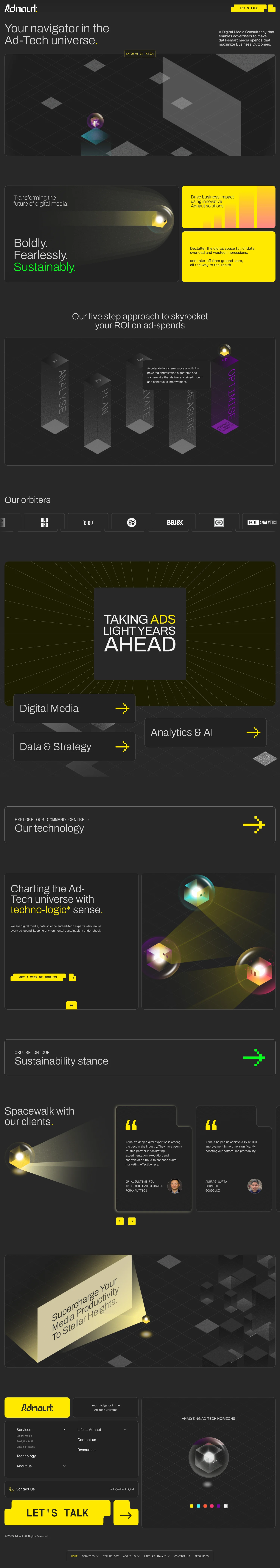Adnaut is a digital platform that offers innovative solutions for enhancing online presence and user engagement.