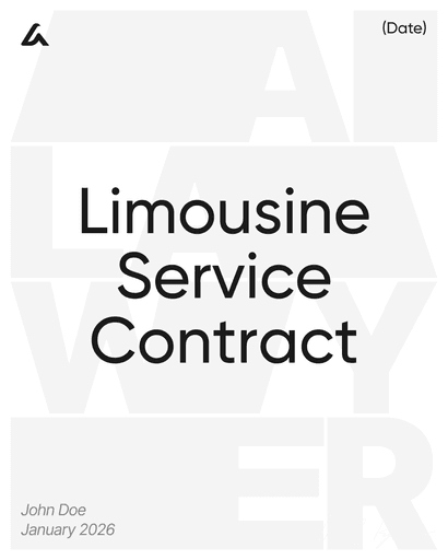 Limousine Service Contract
