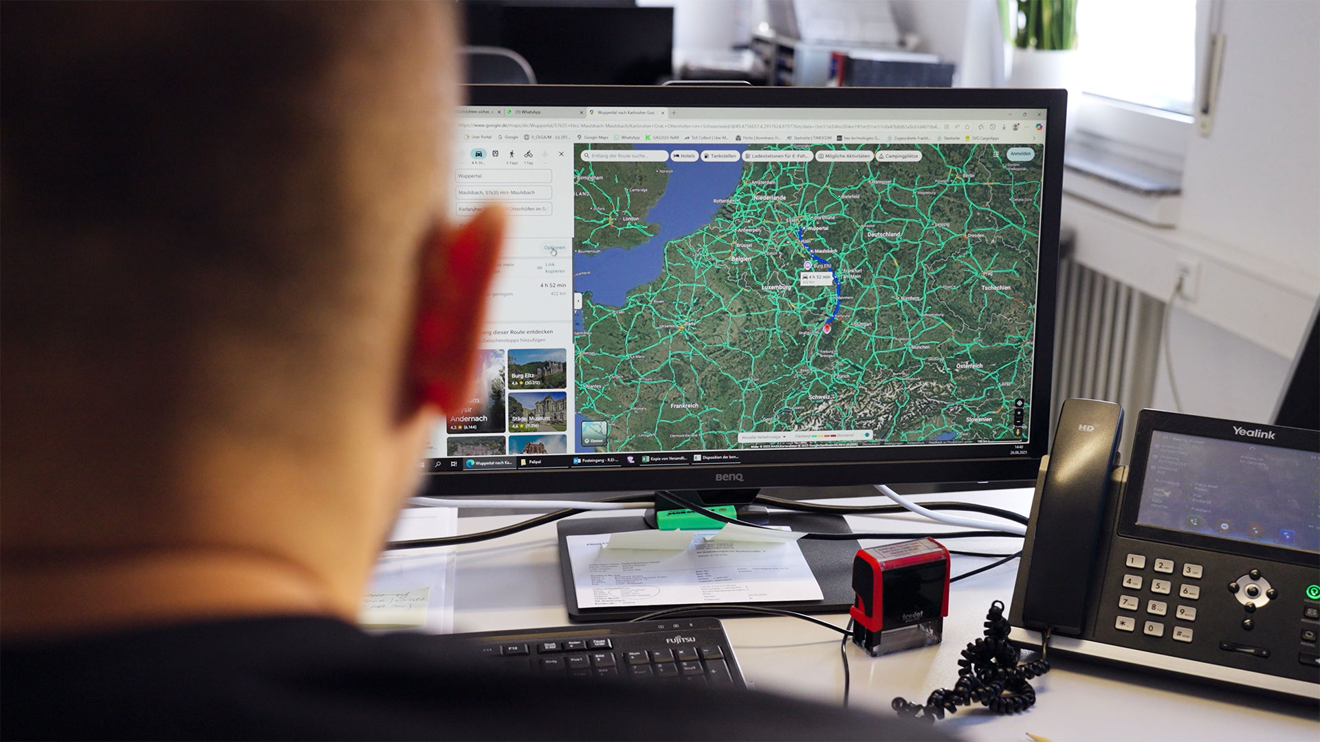 Frank Herschel spricht über das Thema Sperrung der Bonner Nordbrücke für die Logistik bedeutet 