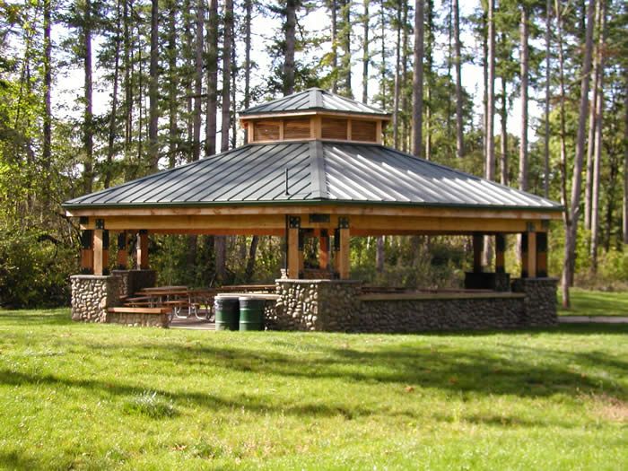Gazebo Built by Rajasthan Infra in Resort near Kanha National Park