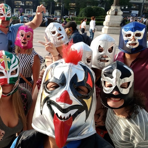 Mexico City: Tiket sa Walking Tour & Pagtikim ng Tequila + Labanang Lucha Libre