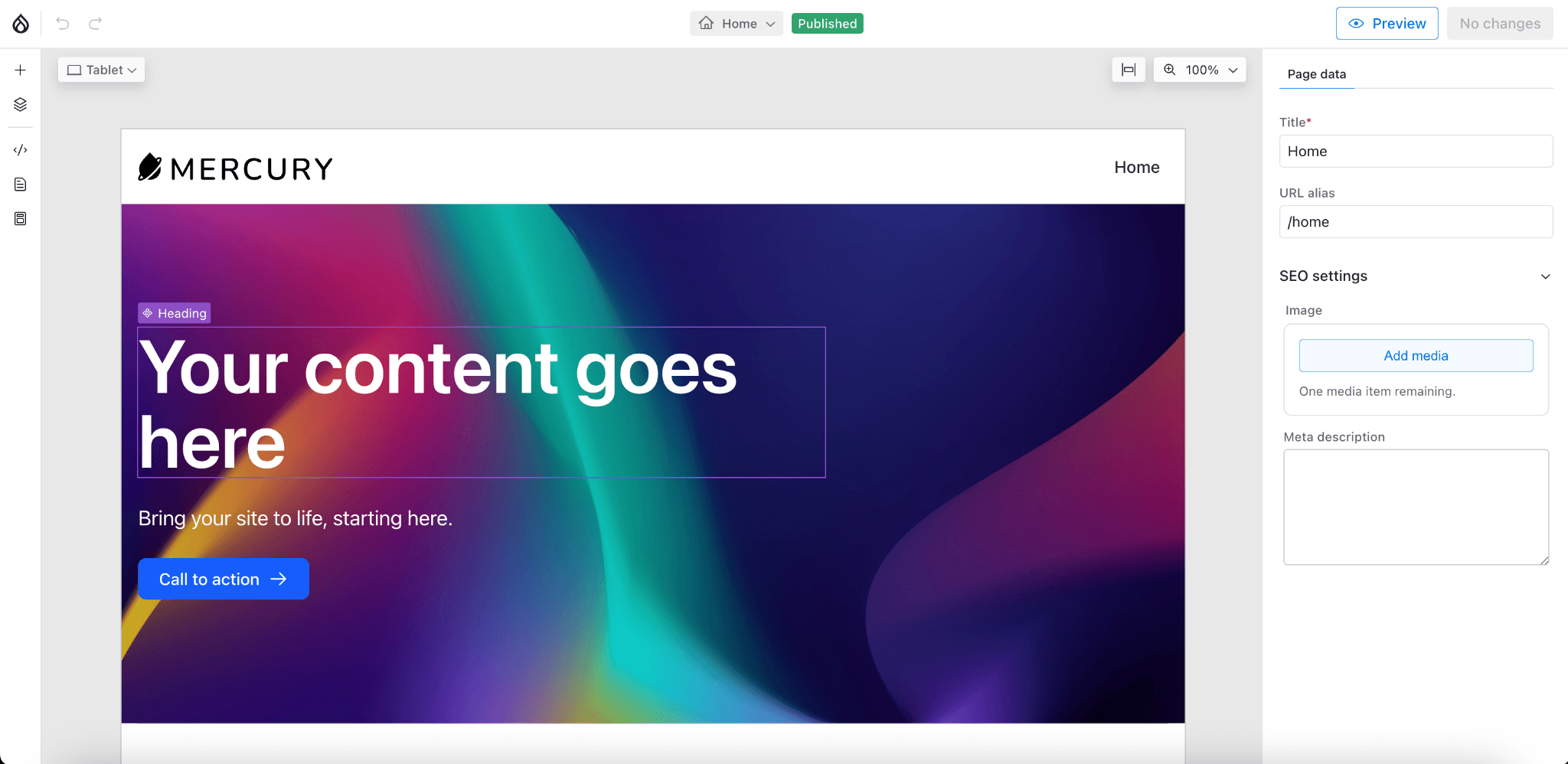 Canvas, l'édition visuel intégrée dans Drupal CMS