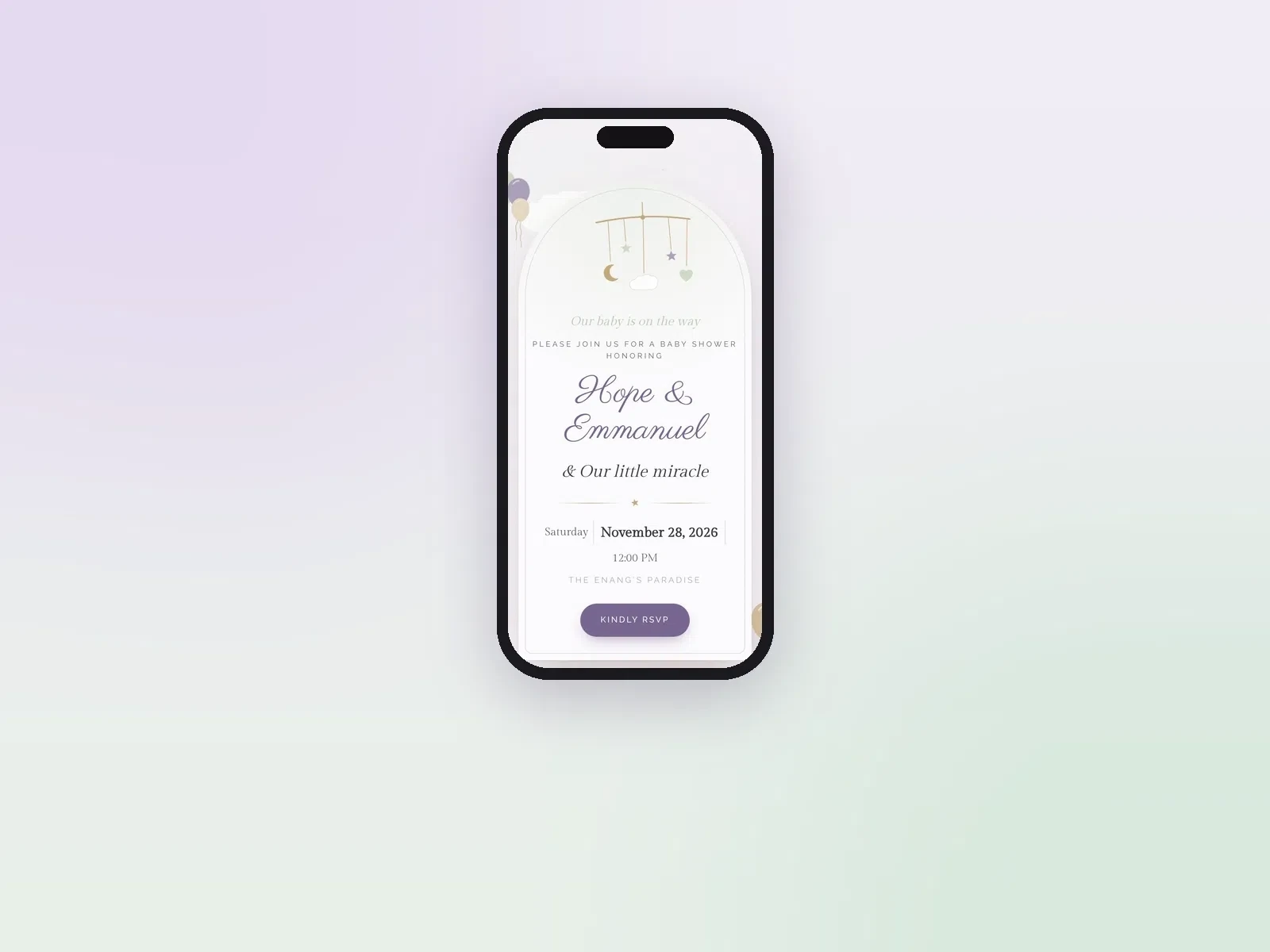 Case study interface details