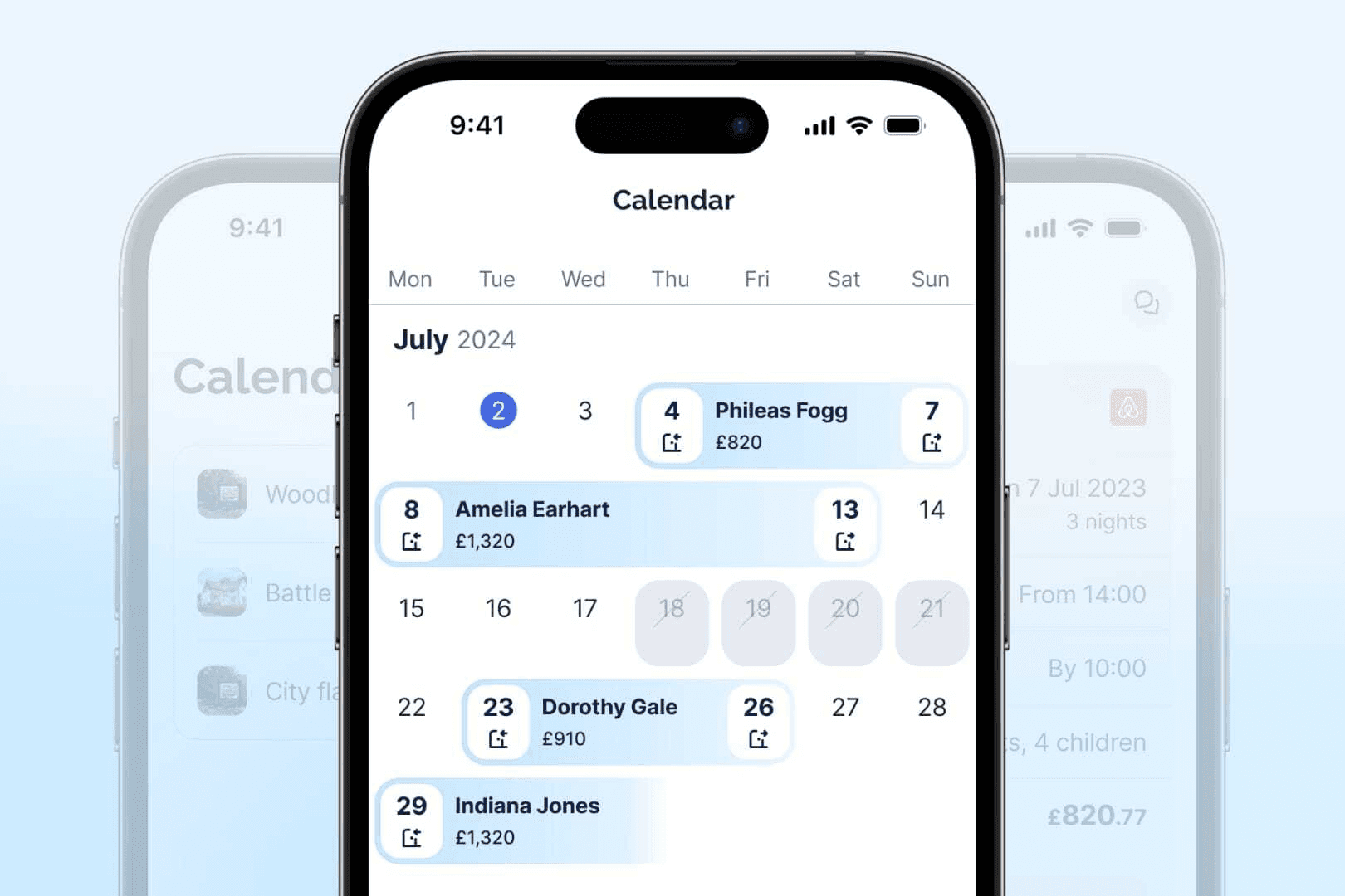 Travelnest calendar