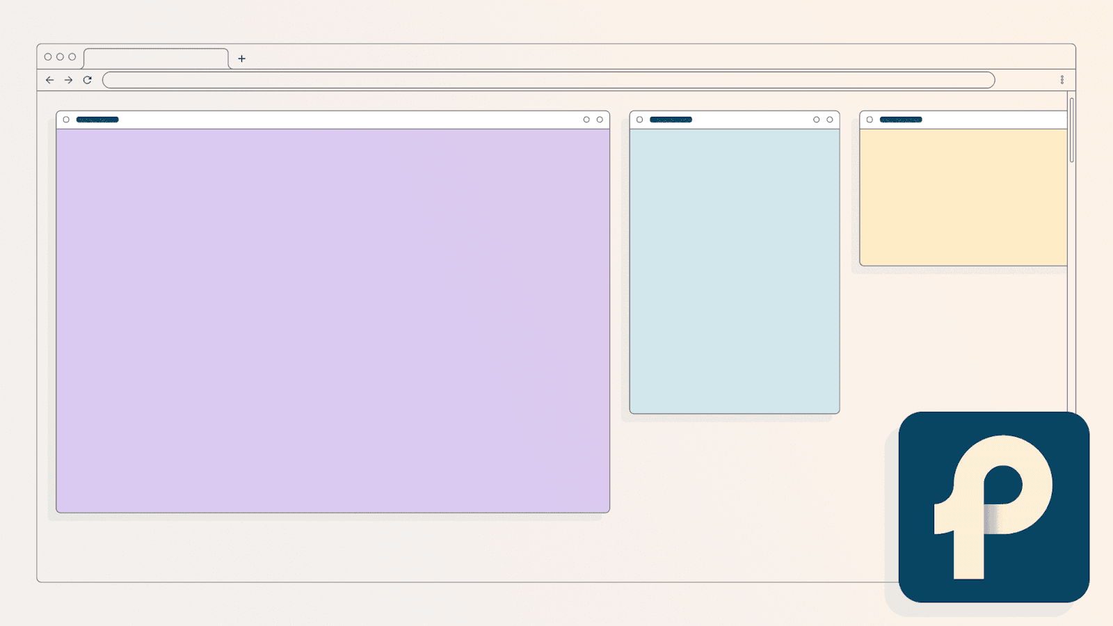 illustration css developer laptop ui wireframes
