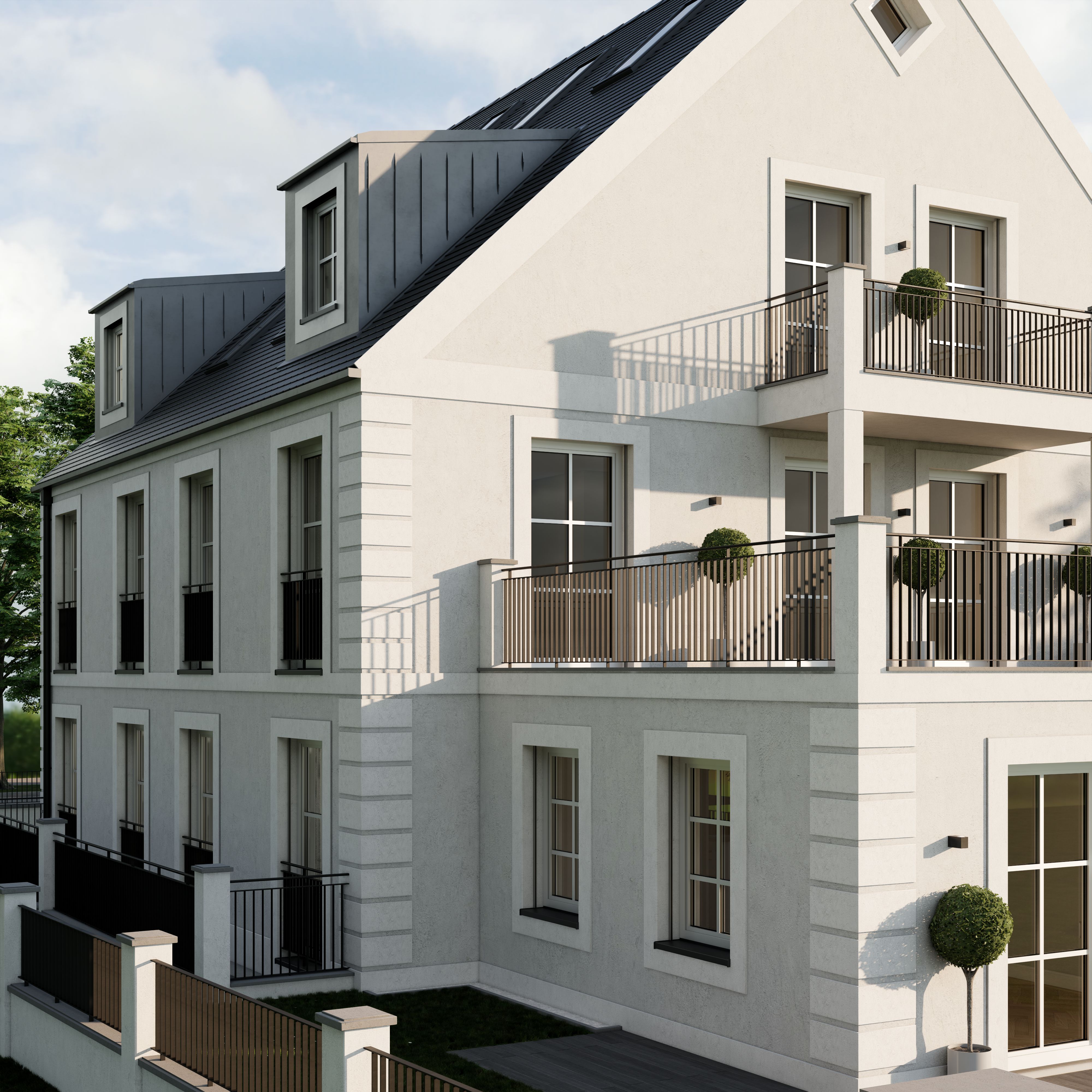 Athlete winning a race