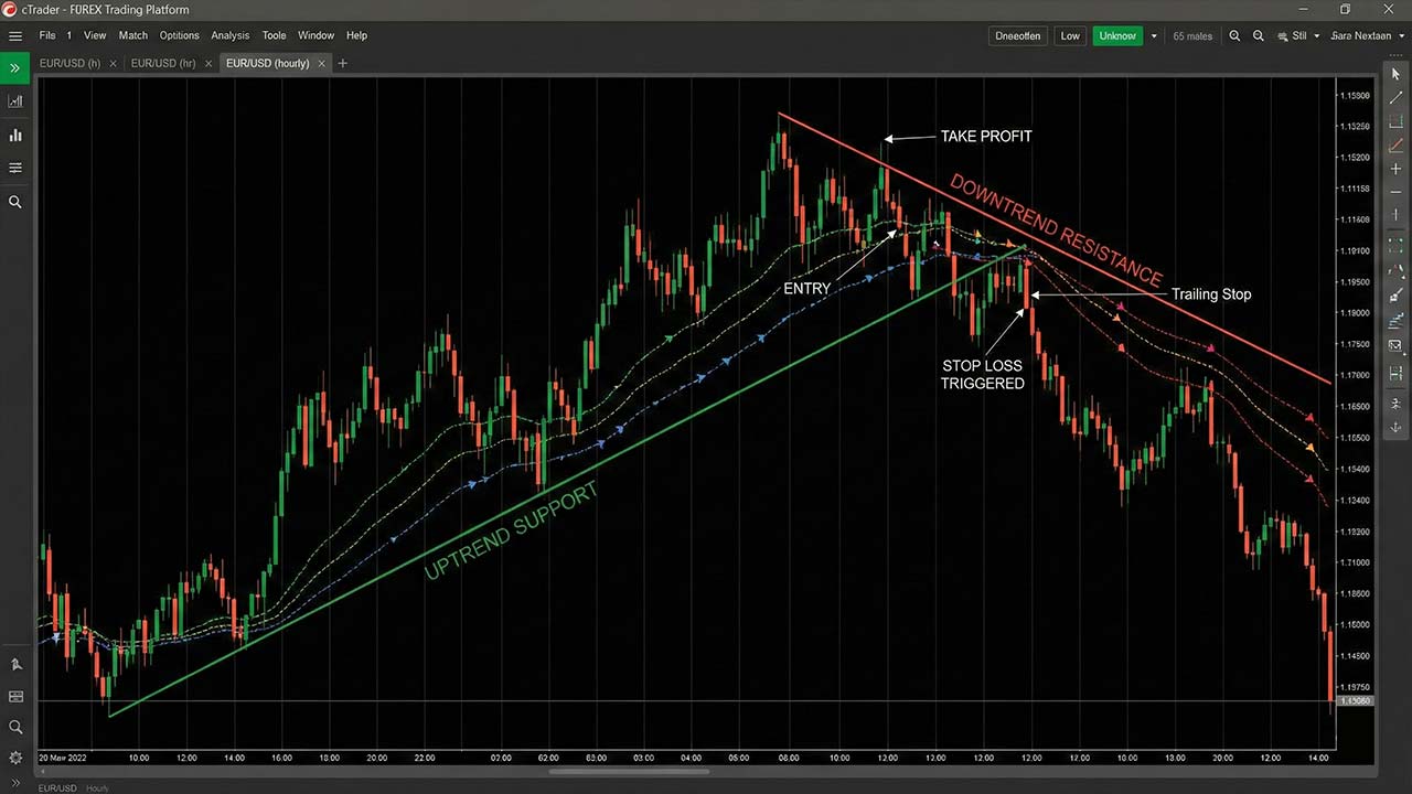 Using Trendlines as Dynamic Support and Resistance