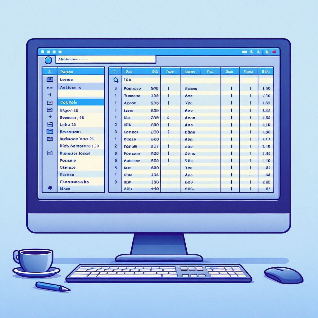 Graphic of database