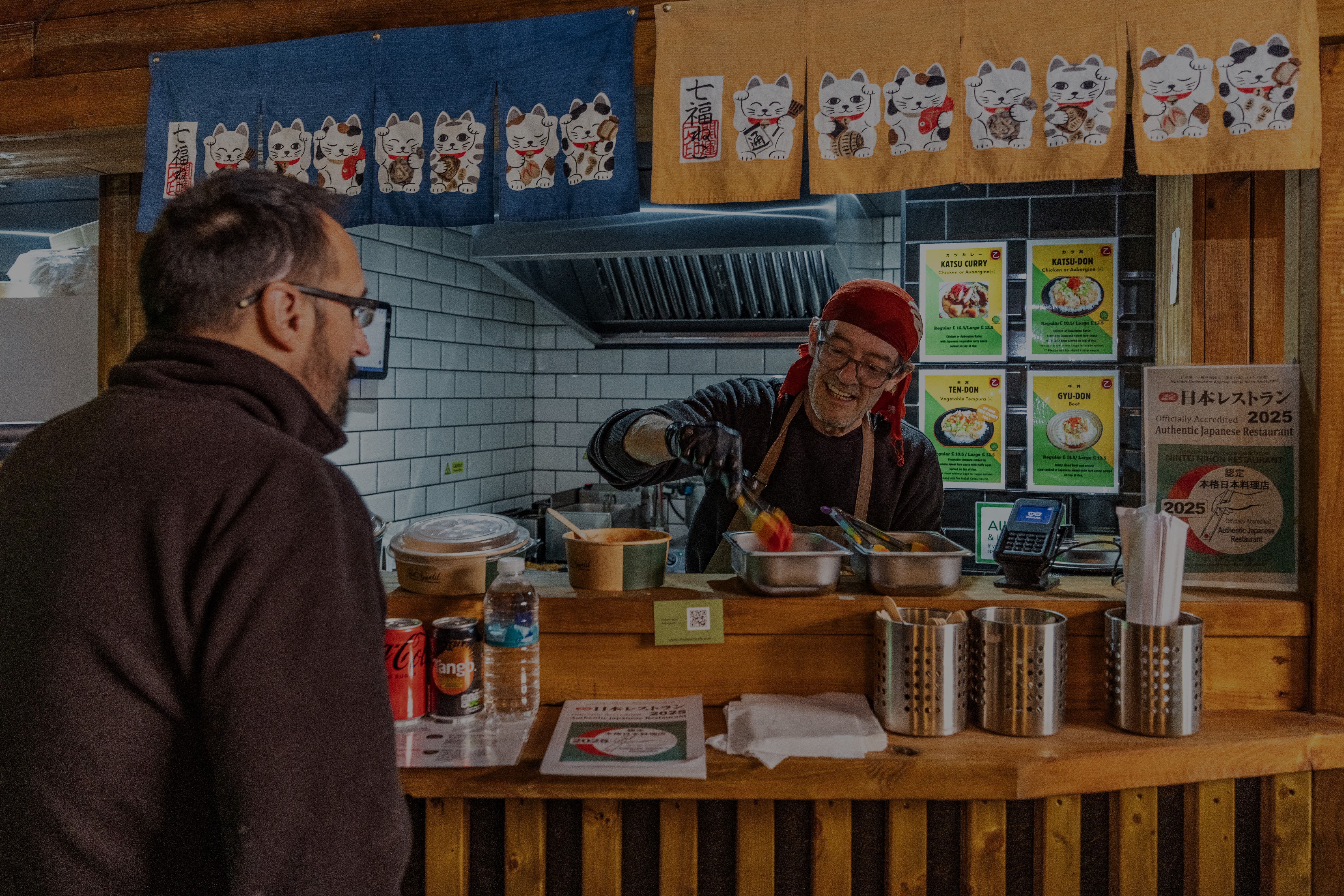 cappuccino in background with plant