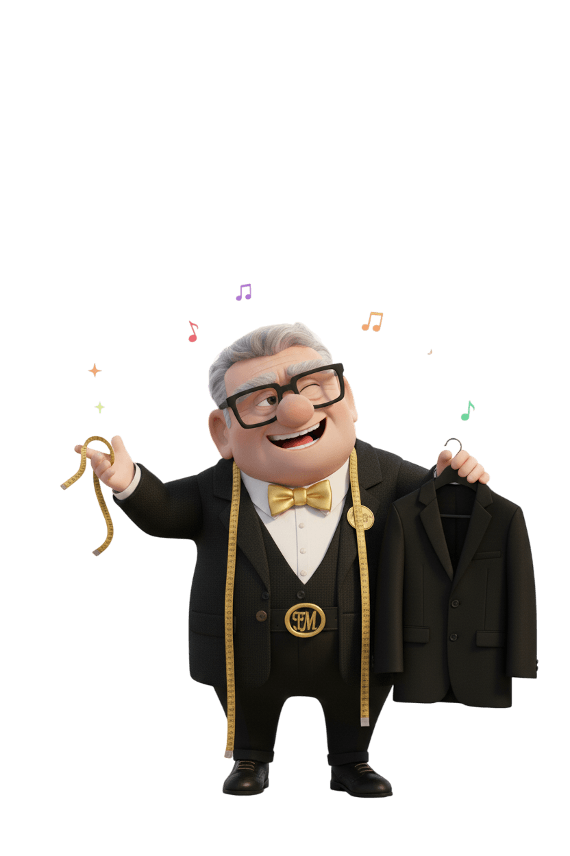 Portrait of portfolio creator – back view