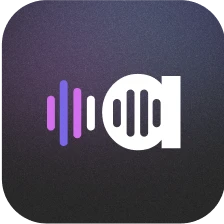 Logo for 'audiotease' on a dark gradient background. The logo features the letter 'a' in white, with the left side stylized as sound waves in shades of purple and blue, symbolizing audio or sound. The overall design is modern and sleek, emphasizing the audio-focused nature of the brand.