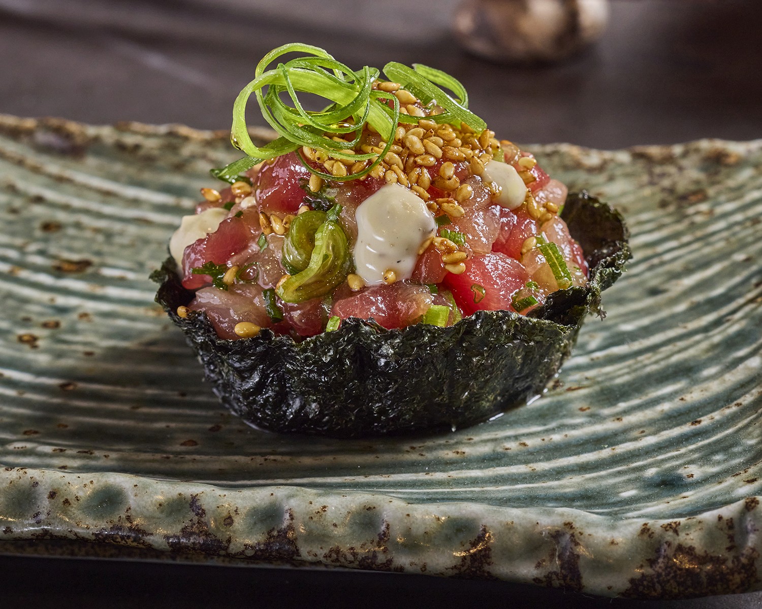 KAJI signature tuna tartlet