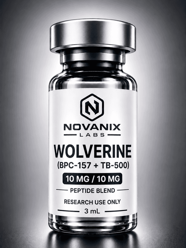 Wolverine 10/10 mg research compound vial