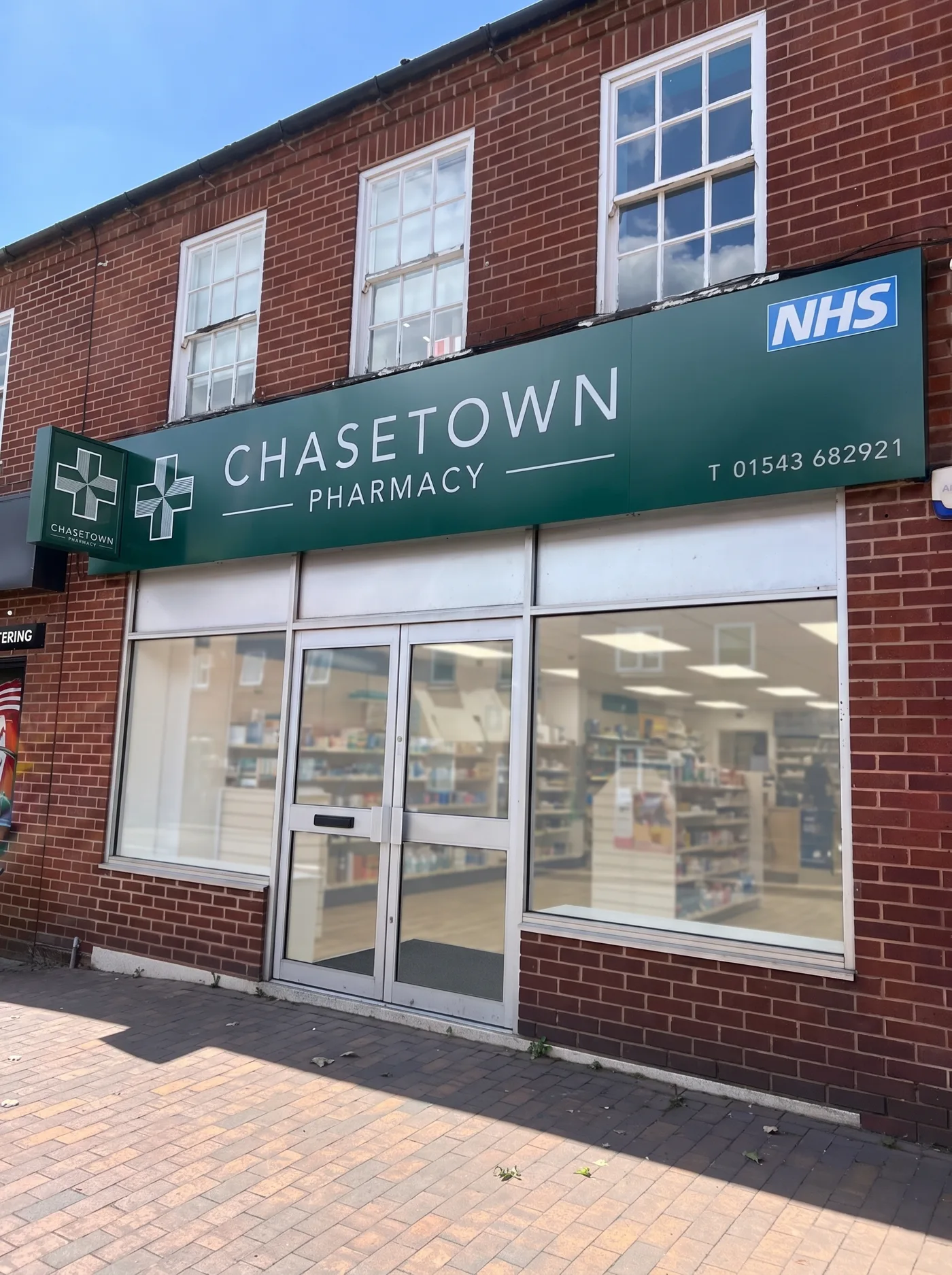 Chasetown Pharmacy on 23 High Street, Chasetown — home of Burntwood Clinic