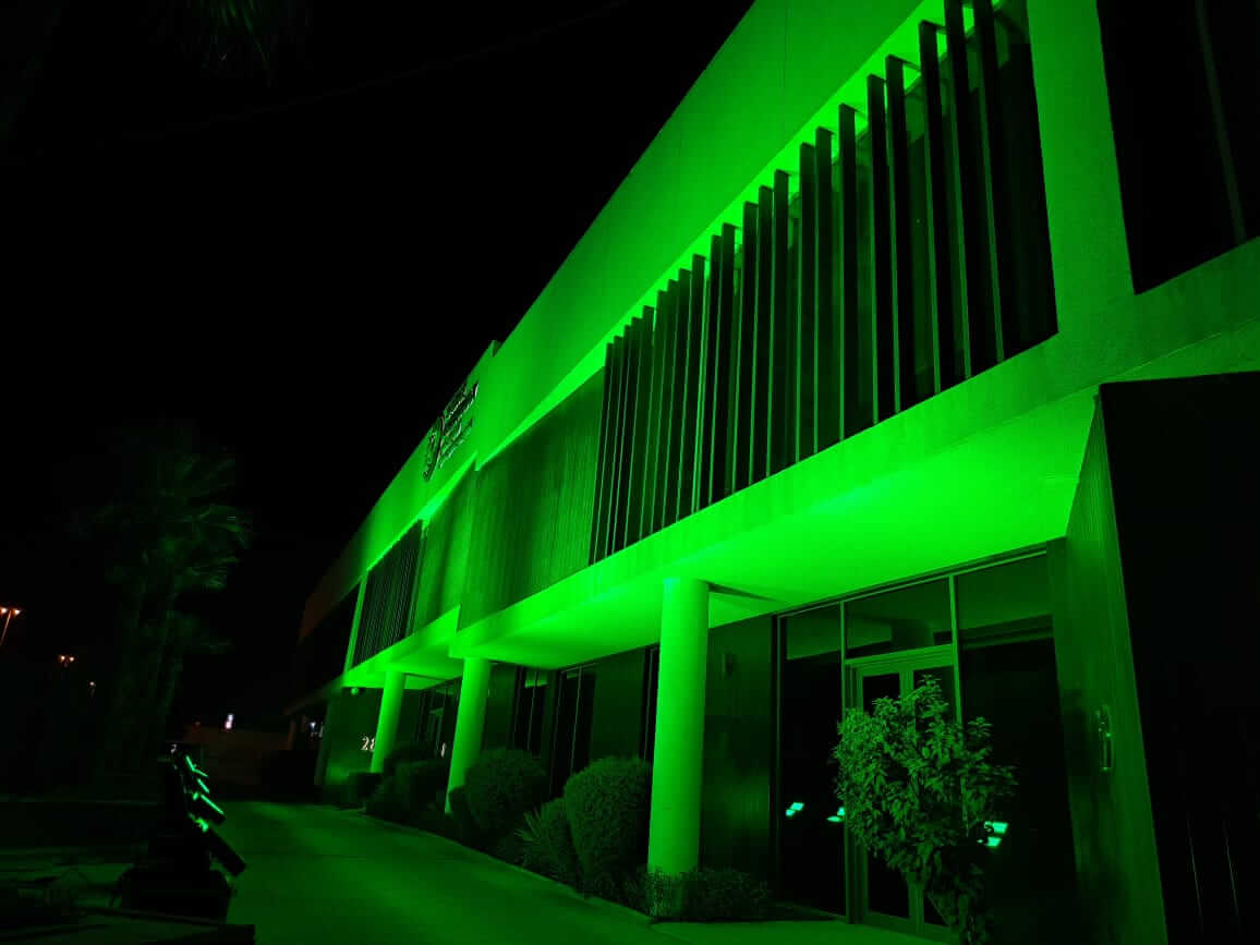 Science Technology Building Fronts Lighting in Saudi