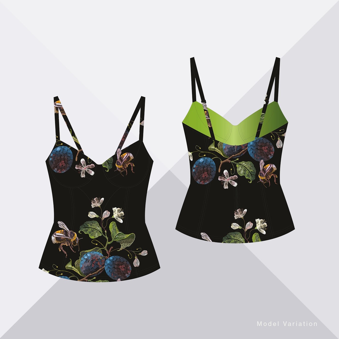 Basic Bodice Pattern Nested Block