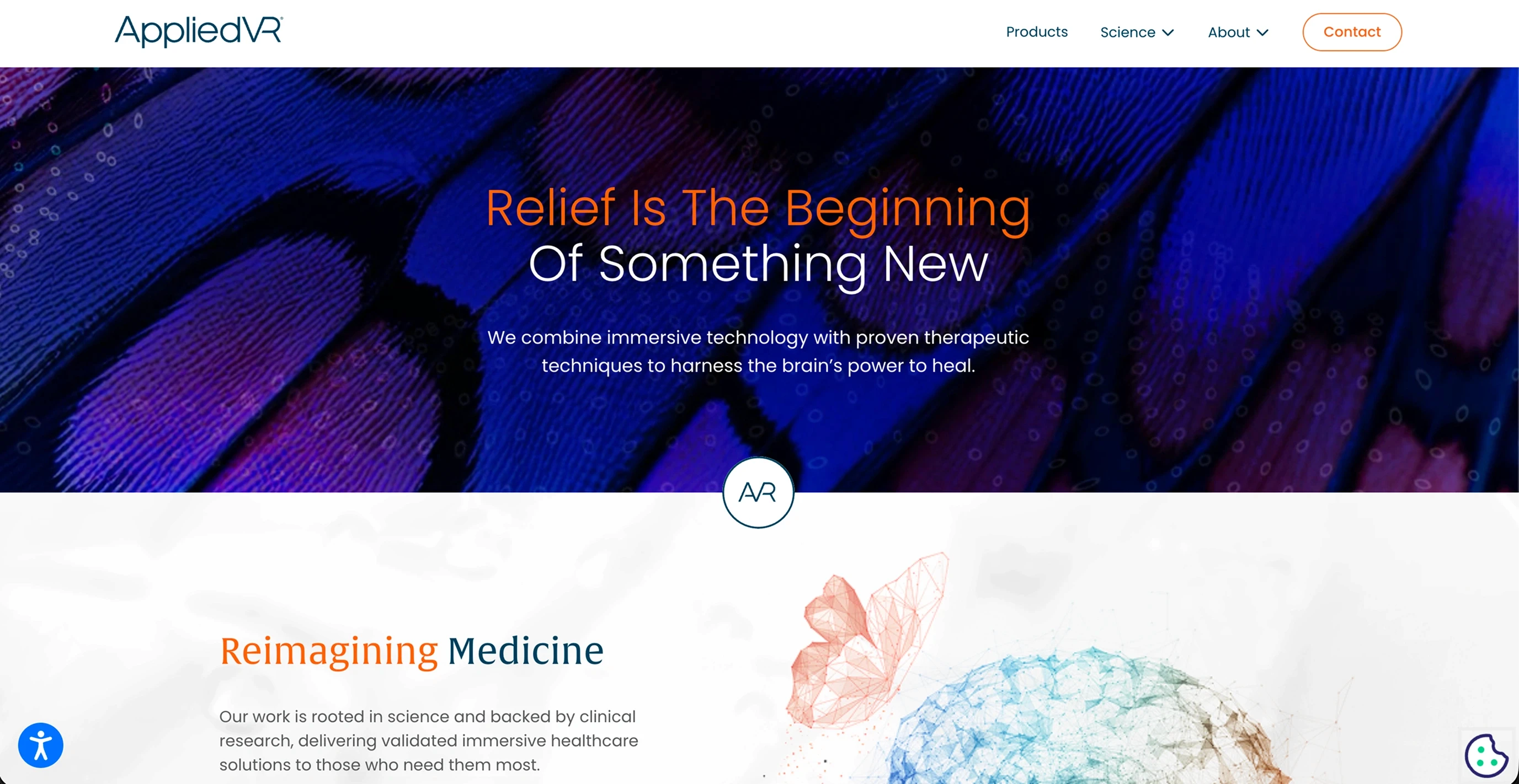 AppliedVR Website