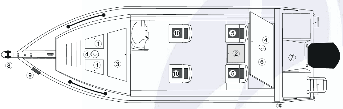 Planta da embarcação