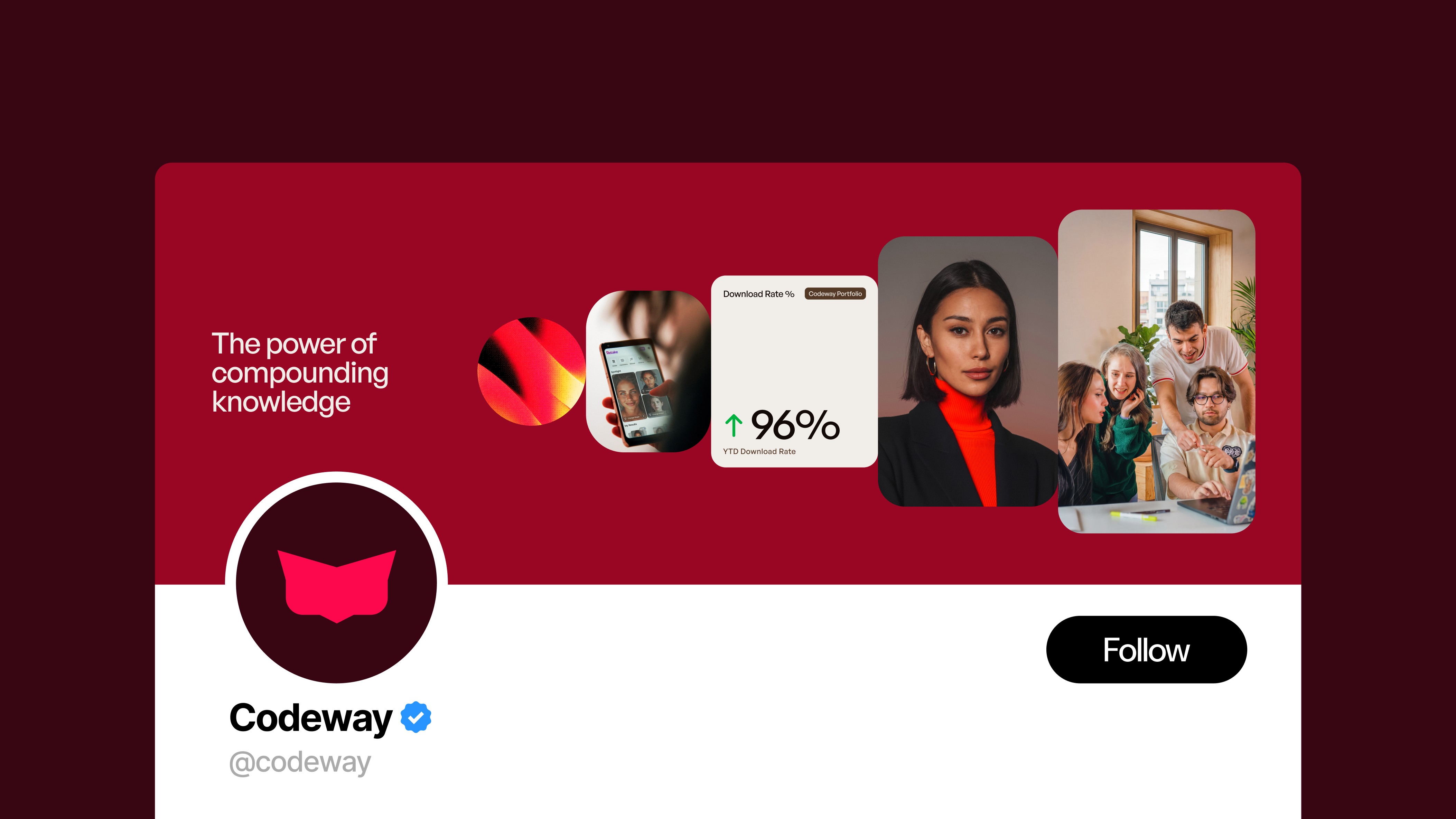 brand identity for tech companies, digital brand agency SaaS branding agency, brand design for startups/ Social media templates and campaign assets designed by Sprint Dept for Codeway’s brand launch. Sprint Dept’s 10-day creative sprint includes ready-to-deploy social assets, ensuring Series A SaaS companies can launch their new brand identity immediately.