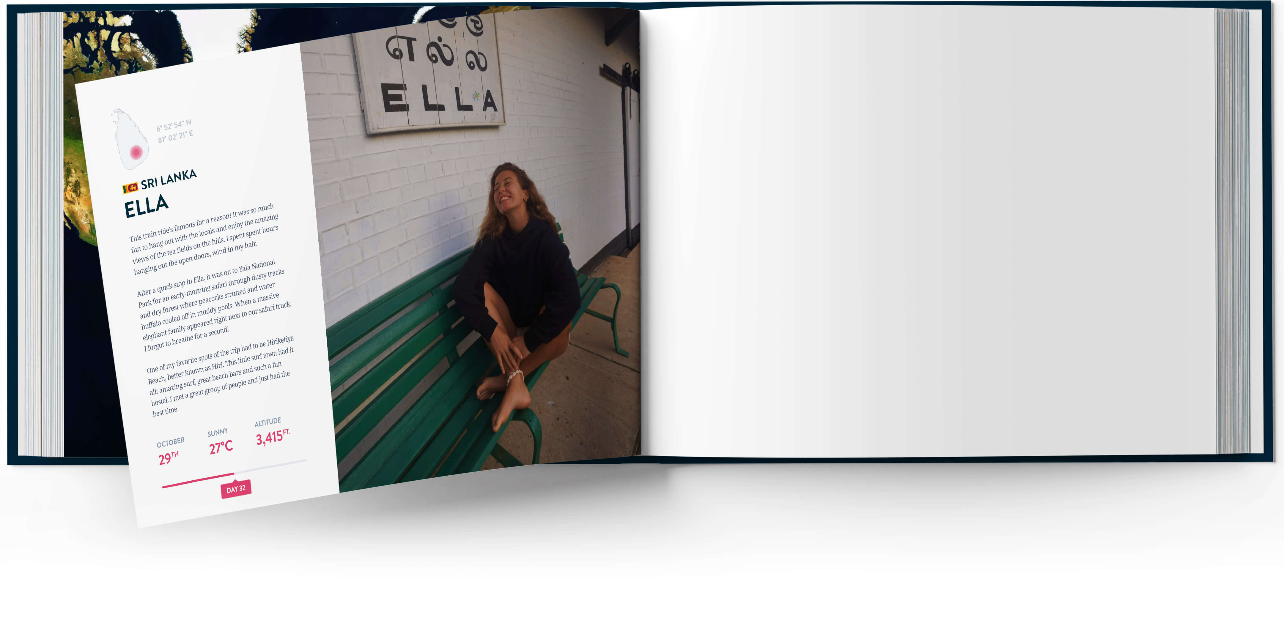 Create a travel photo book